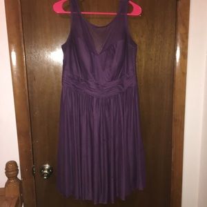 Purple bridesmaid dress